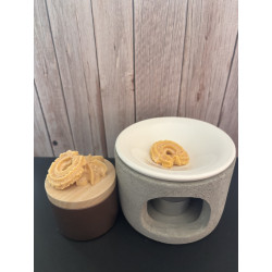 coffret brule parfum + Fondant pain au Chocolat